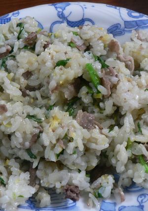 牛肉とクレソンの炒飯-レシピのメイン写真