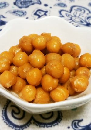 レンジで1分！ヒヨコ豆のバター煮☆お弁当-レシピのメイン写真