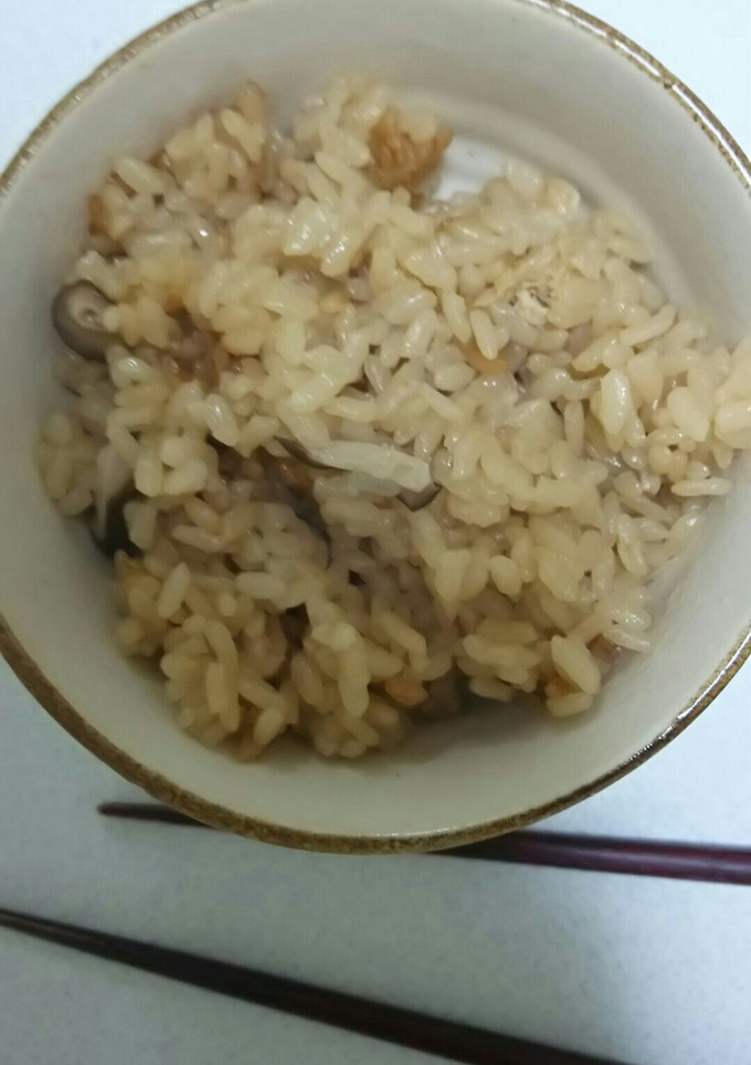 きのことあげの炊き込みご飯-レシピのメイン写真