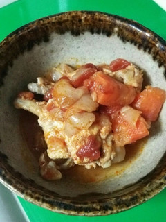 圧力鍋で♪簡単鳥手羽元のトマト煮込み♡-レシピのメイン写真