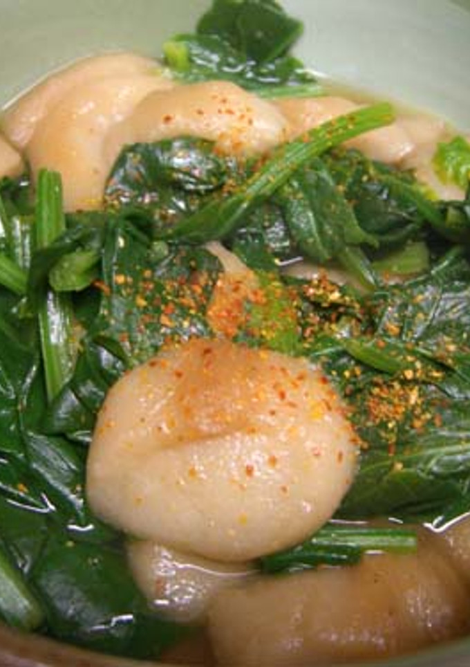 麩とほうれん草のさっと煮-レシピのメイン写真