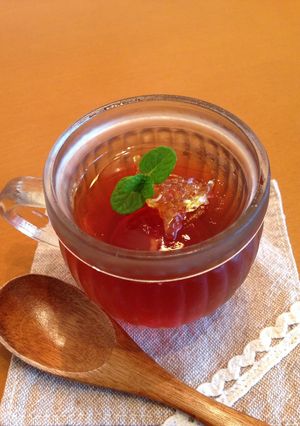 簡単！美味しいお水でぷるるん紅茶ゼリー-レシピのメイン写真