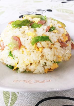レタスのシャキシャキ簡単☆チャーハン-レシピのメイン写真