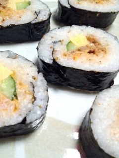 キンパ(韓国風のり巻き)っぽい 太巻き-レシピのメイン写真