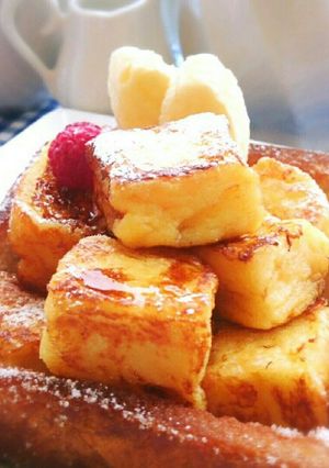 朝ごはん✾甘い枠の中にフレンチトースト-レシピのメイン写真