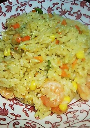 炊飯器で楽々カレーピラフ-レシピのメイン写真