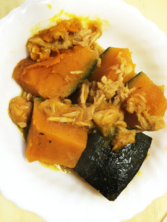 カボチャとツナの煮物-レシピのメイン写真