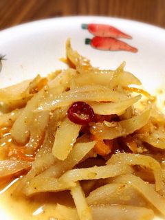 健康食材 菊芋のきんぴら-レシピのメイン写真
