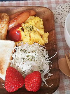 *ワンプレート朝ごはん*トースト-レシピのメイン写真