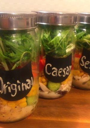 ＊ささみと彩り野菜のおかずジャーサラダ＊-レシピのメイン写真