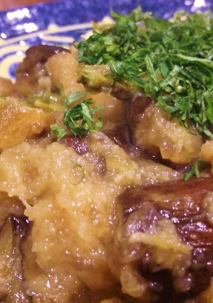 ガッツリとろウマ♪鶏肉と茄子のみぞれ煮-レシピのメイン写真