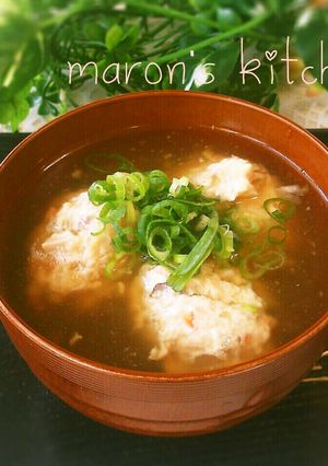 美レシピ♡お豆腐つくねの生姜あんかけ-レシピのメイン写真