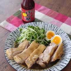 รูปของ 鶏肉のピリ辛ぽん酢煮