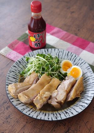 鶏肉のピリ辛ぽん酢煮-レシピのメイン写真
