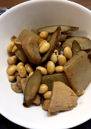 食物繊維たっぷりごぼうの煮物-レシピのメイン写真