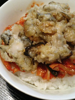 カキ キムチ丼-レシピのメイン写真