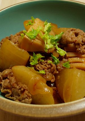 大根と牛肉のピリ辛炒め煮-レシピのメイン写真