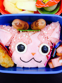 妖怪ウォッチ☆イチゴニャン☆キャラ弁-レシピのメイン写真