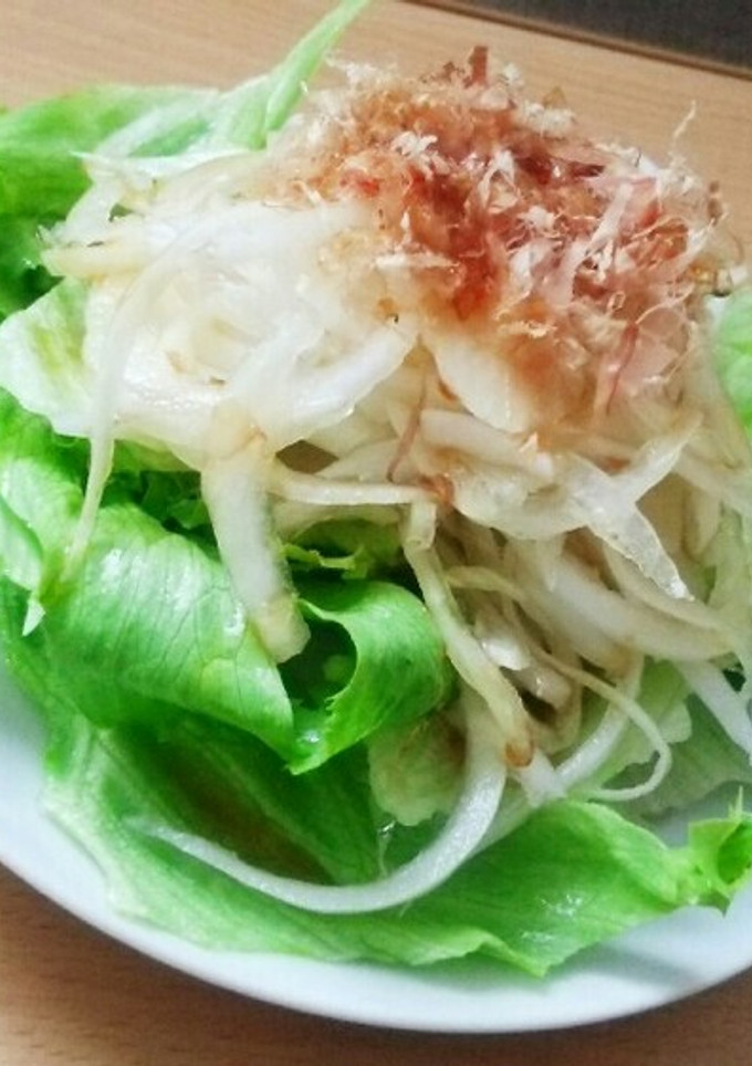簡単！玉ねぎとレタスのサラダ*-レシピのメイン写真