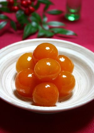 黄金の粒*金柑の甘露煮【おせち】-レシピのメイン写真