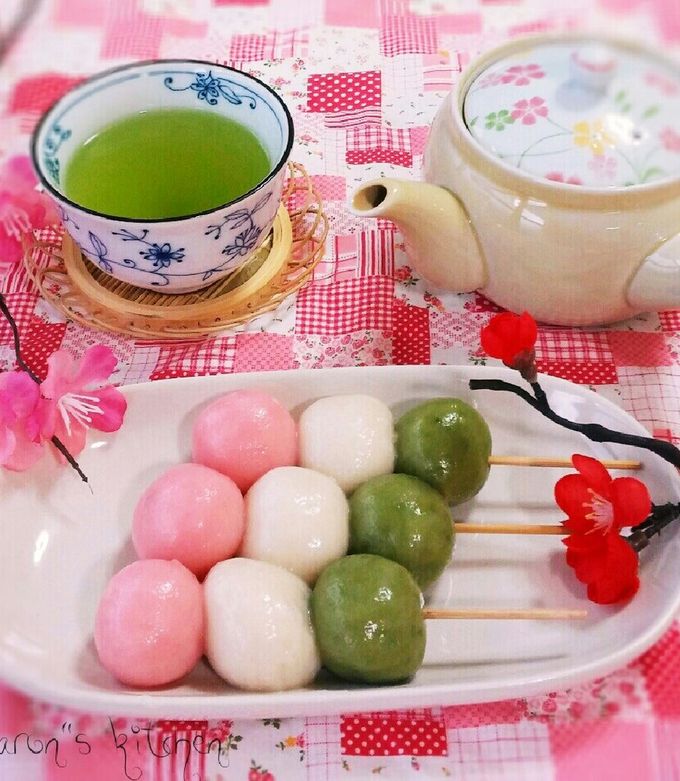 仲良しにわとり♡お団子