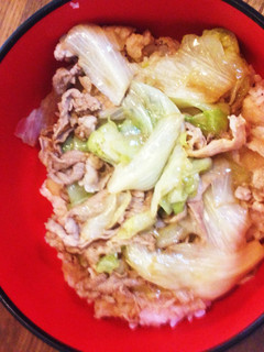 包丁いらず!?豚レタス丼!-レシピのメイン写真