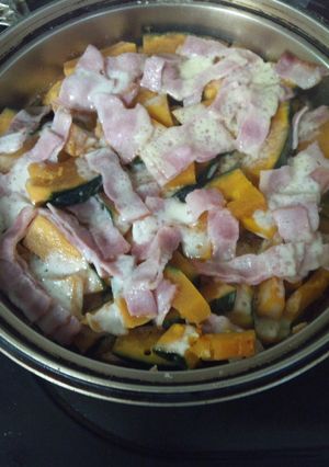 カボチャの重ね焼き-レシピのメイン写真