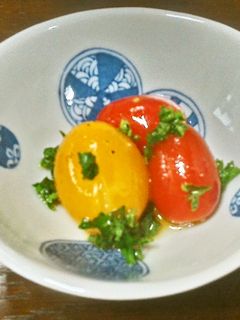 プチトマトのマリネ お弁当の彩りに♪-レシピのメイン写真