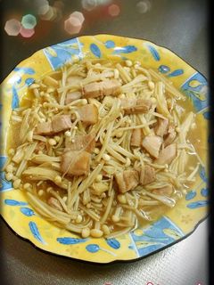 あと一品に♪エノキと焼豚のガリバタ炒め-レシピのメイン写真