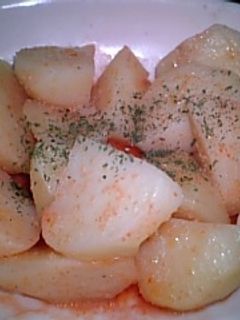 簡単♪レンジでホクホクじゃが明太和え-レシピのメイン写真