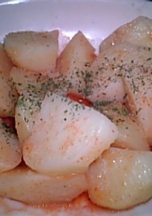 簡単♪レンジでホクホクじゃが明太和え-レシピのメイン写真