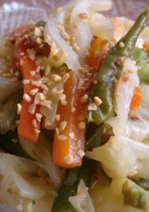 湯で野菜のアンチョビドレッシングがけ-レシピのメイン写真