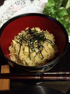 簡単!たけのことわらびの炊き込みご飯-レシピのメイン写真