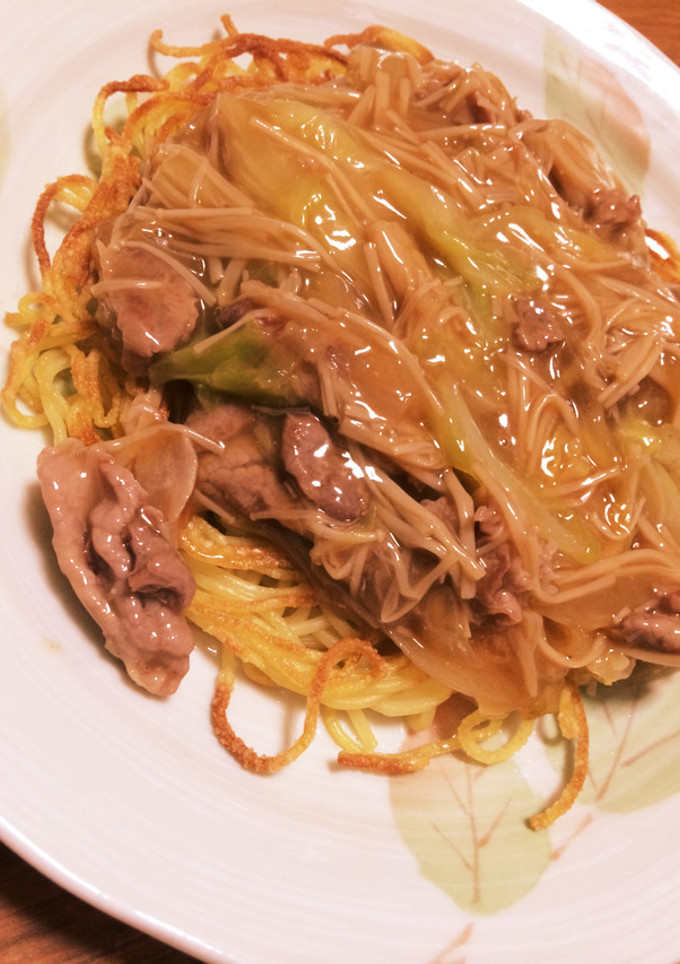 リメイク♩すき焼き風あんかけ焼きそば-レシピのメイン写真