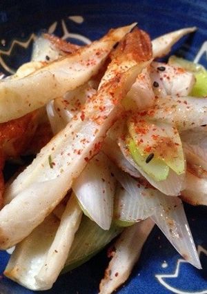 減塩おつまみ☆昆布締め竹輪と葱の和えもの-レシピのメイン写真