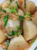 かぶと干しえびの煮物