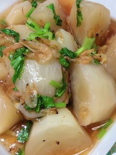 かぶと干しえびの煮物-レシピのメイン写真