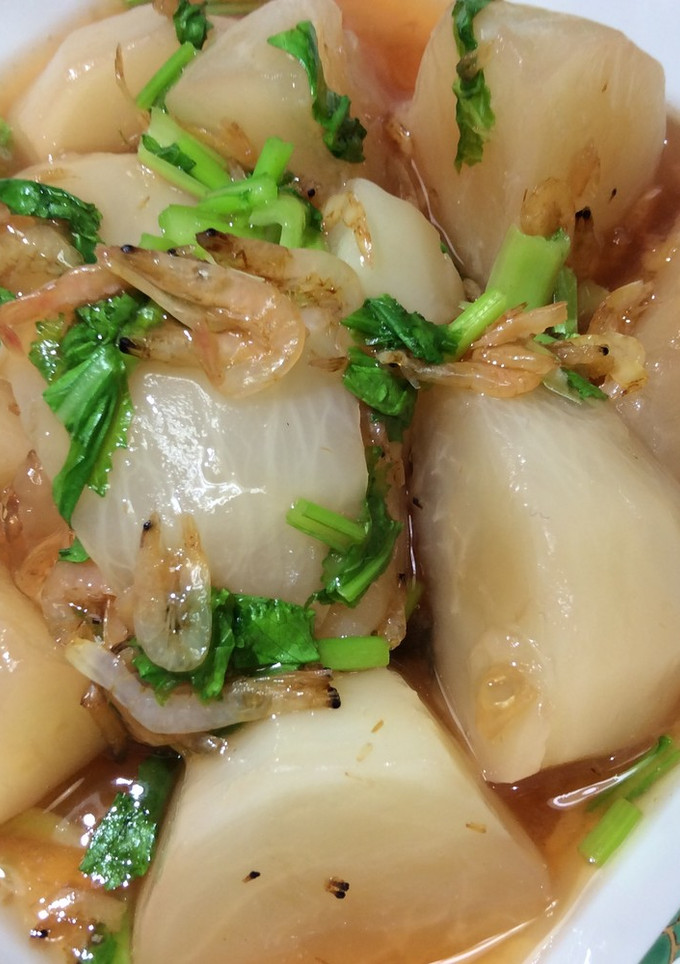 かぶと干しえびの煮物-レシピのメイン写真