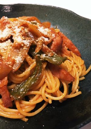 昔、食べた昭和のスパゲッティナポリタン-レシピのメイン写真