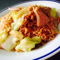 アレンジ！チキンラーメン焼きそば-レシピのメイン写真