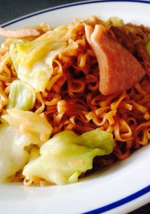 アレンジ！チキンラーメン焼きそば-レシピのメイン写真