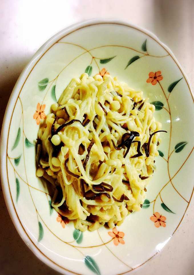 えのきと塩昆布マヨ炒め-レシピのメイン写真