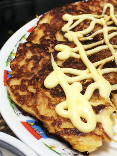 超簡単!生姜焼きリメイクお好み焼き風!-レシピのメイン写真