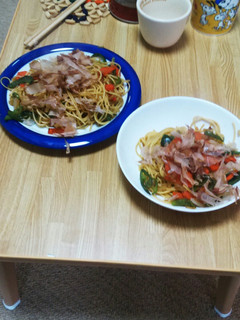 一人暮らしに最適!和風パスタ-レシピのメイン写真