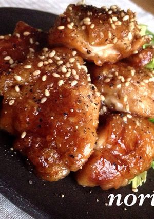 名古屋名物手羽先風！鶏もも肉の甘辛焼き-レシピのメイン写真