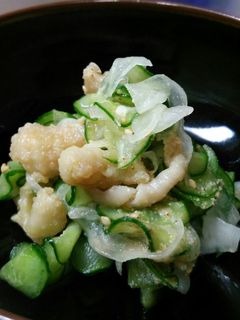 新玉ねぎと鶏皮のなます-レシピのメイン写真
