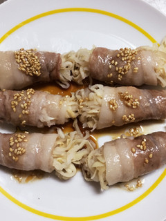 切り干し大根の豚肉巻きサラダ-レシピのメイン写真