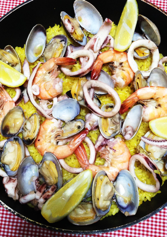 炊飯器でパエリヤ風-レシピのメイン写真
