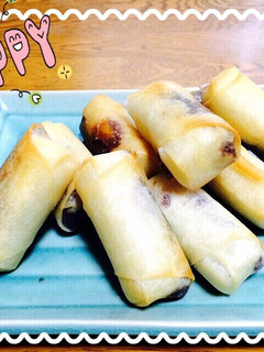 ボリュームおやつ!餅春巻き-レシピのメイン写真