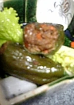 ピーマンのカレー詰め-レシピのメイン写真